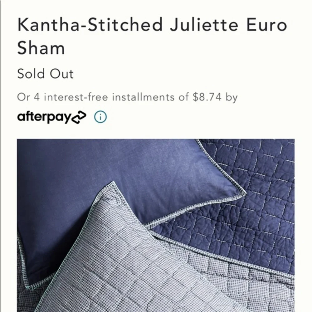 Kantha-Stitched Juliet Queen Quilt